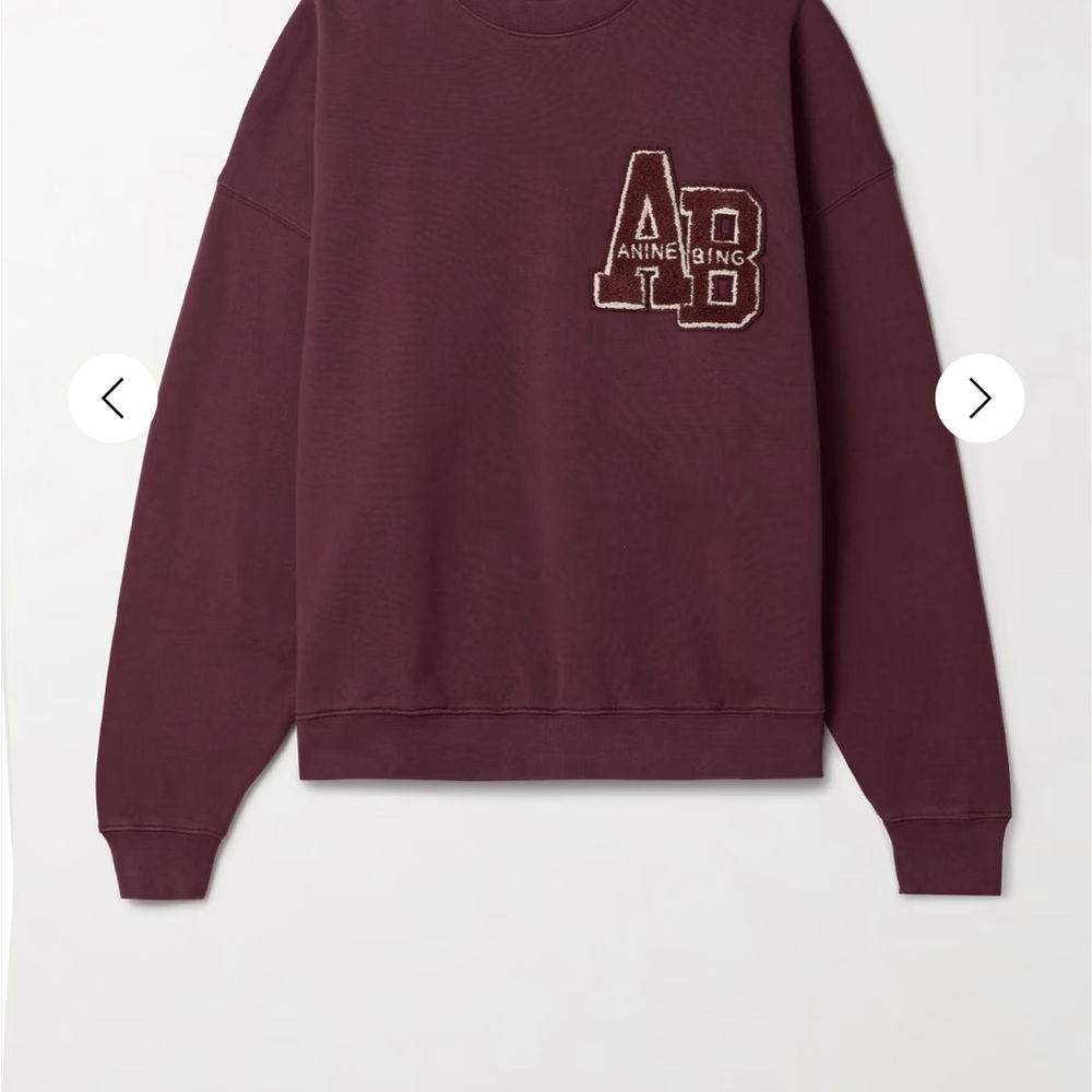 Anine Bing Maroon Men's Sweater